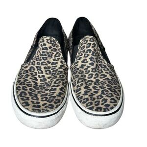 Vans Animal Print Slip-On Sneakers